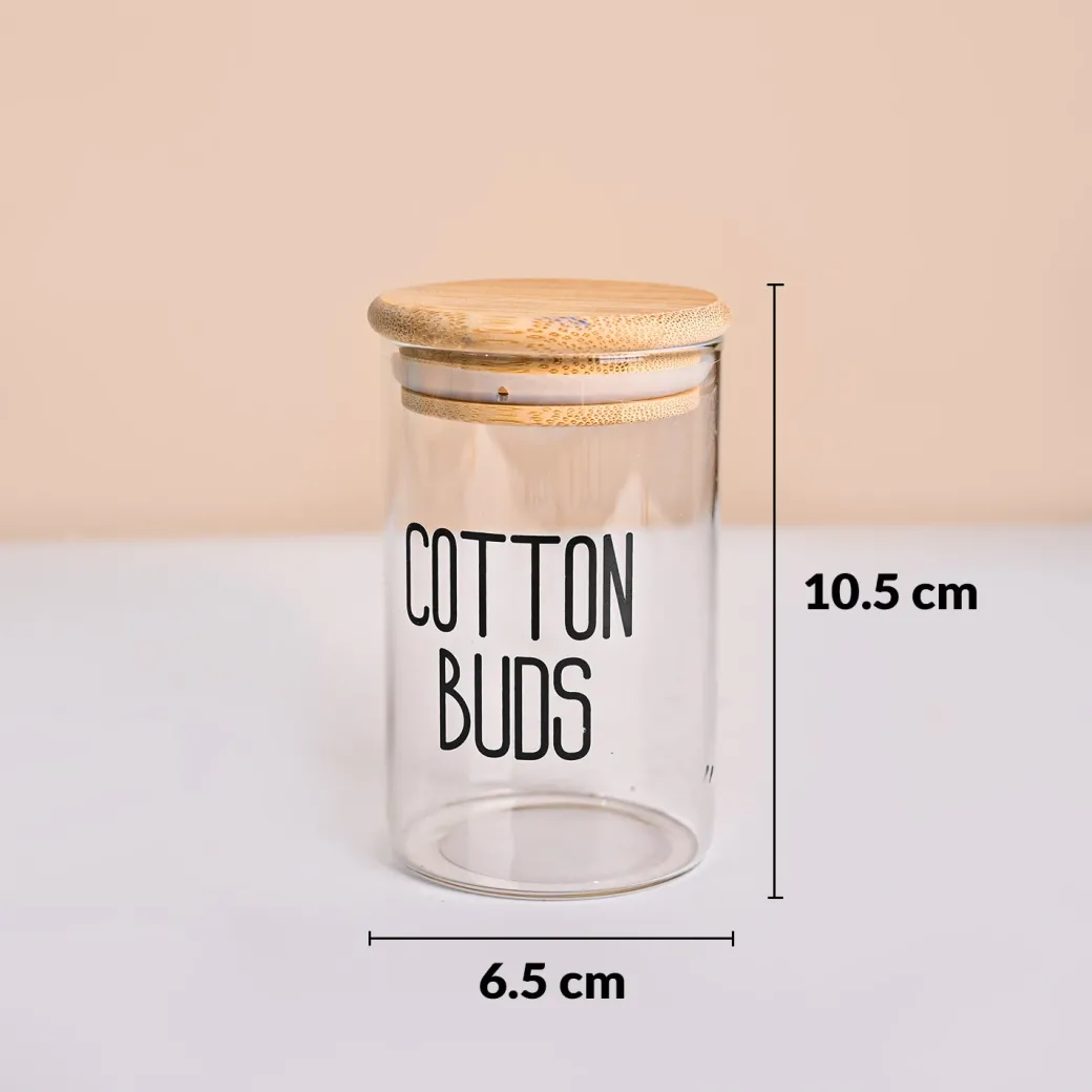 Donati Bathroom Storage Jars with Lid - Set Of 4