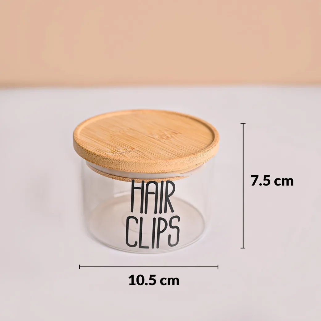 Donati Bathroom Storage Jars with Lid - Set Of 4
