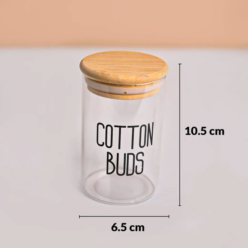 Donati Bathroom Storage Jars with Lid - Set Of 4