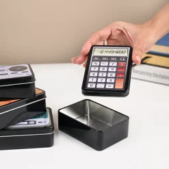 Electronic Items Print Storage Container (Set of 4)