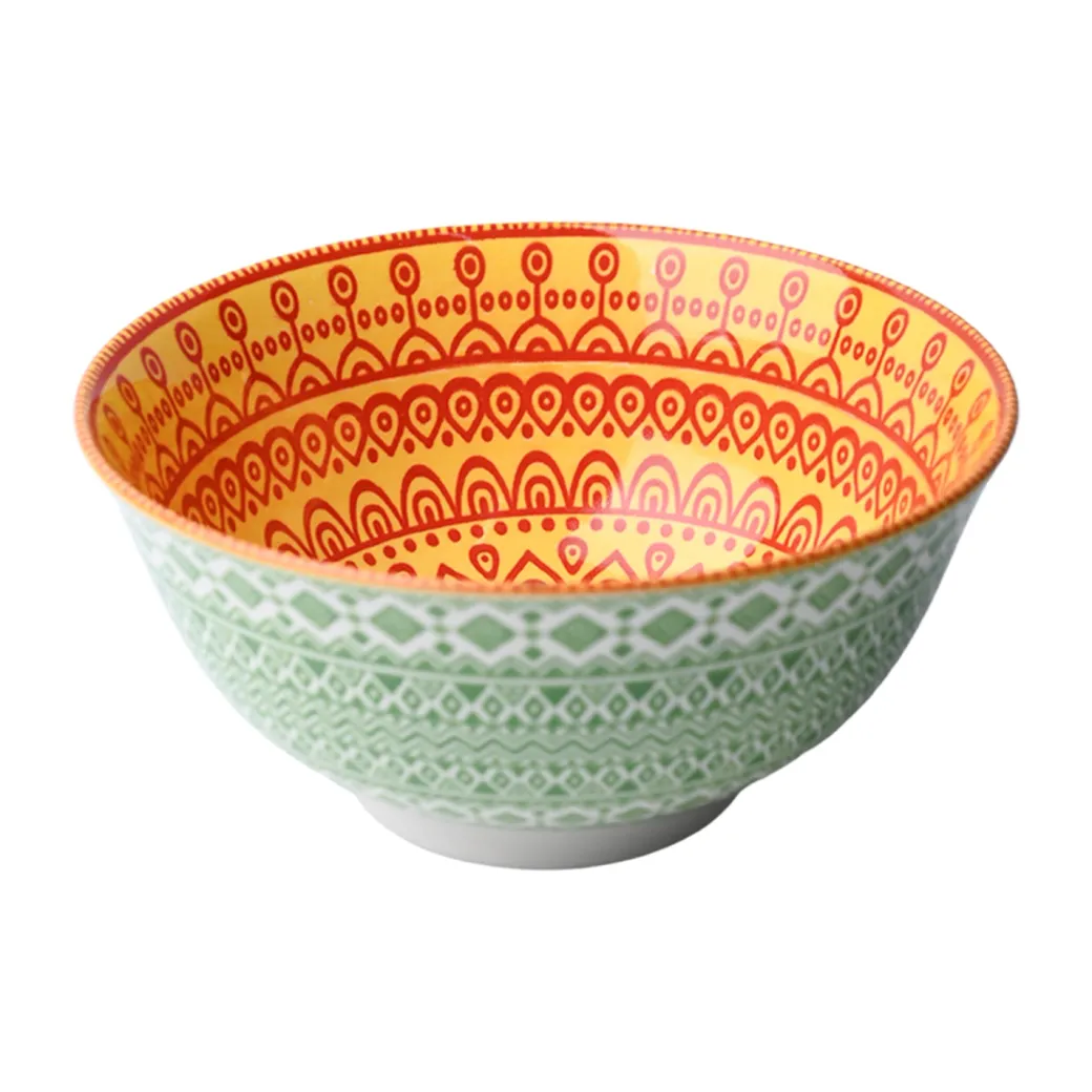 Floral Bowl Set Of 2 (650Ml)