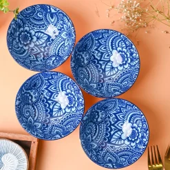 Floral Bowl Set Of 4 (280Ml)