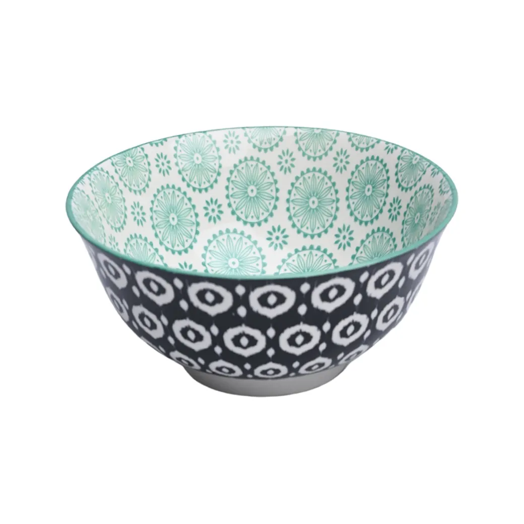 Floral Bowl Set Of 2 (650Ml)