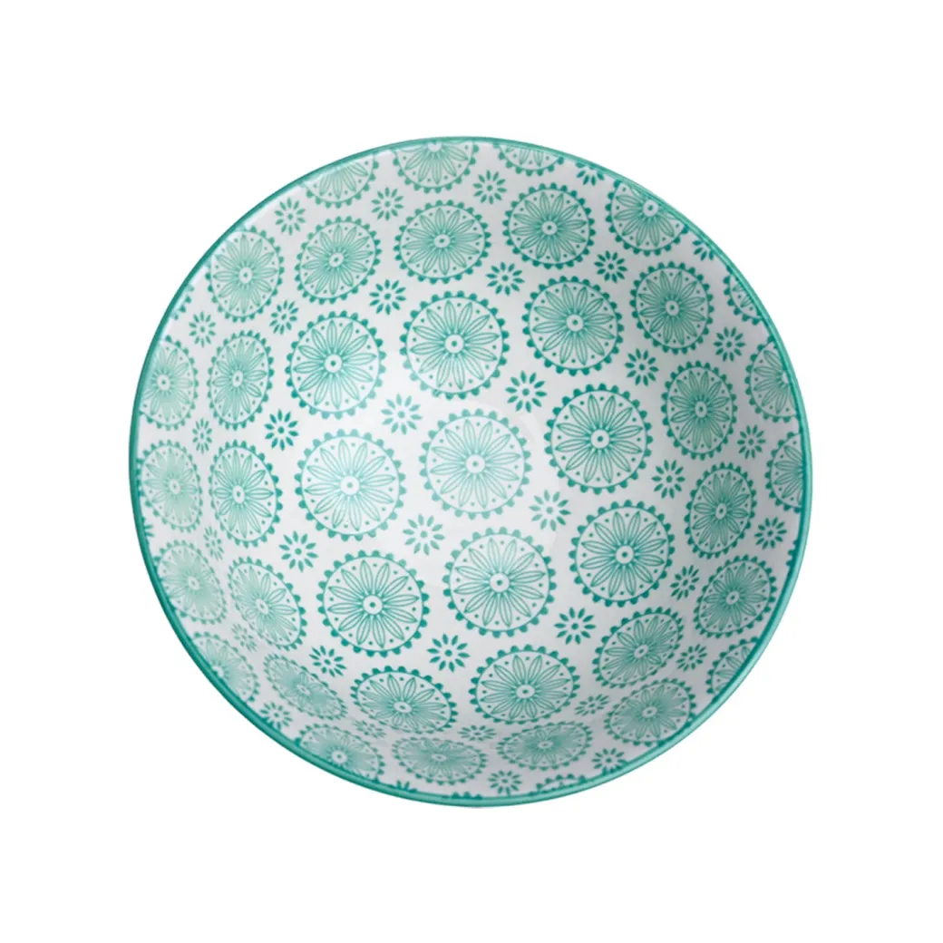 Floral Bowl Set Of 2 (650Ml)