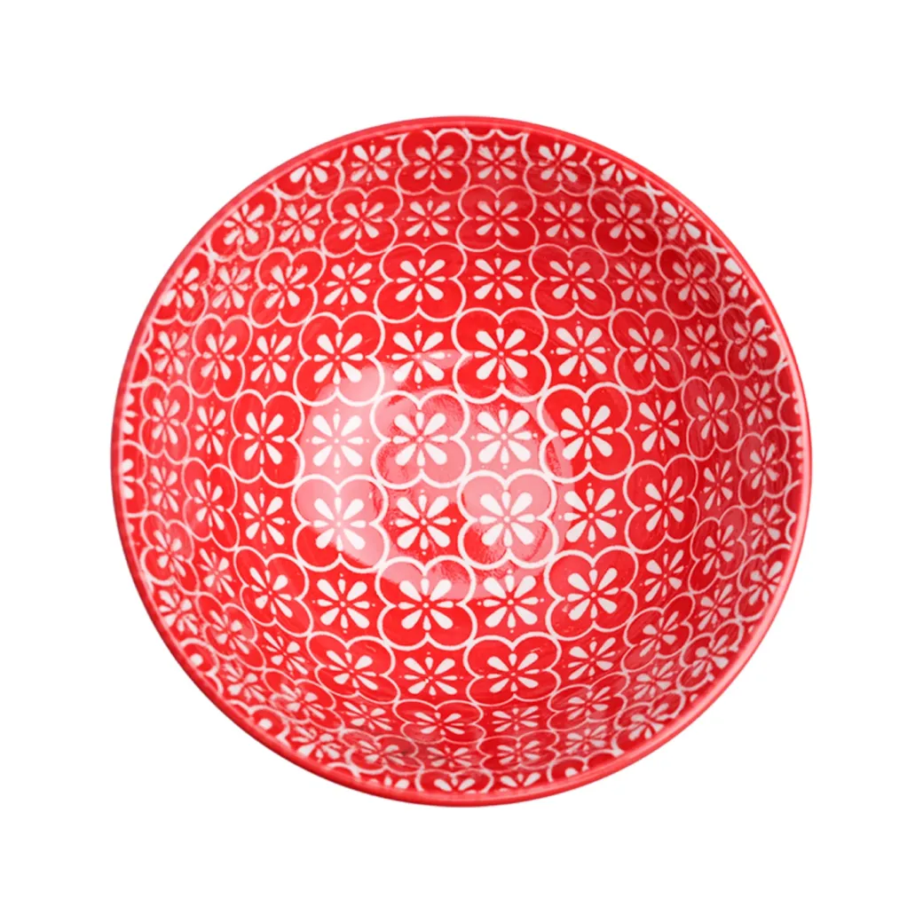 Floral Bowl Set Of 4 (280Ml)