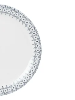 Full Plate (White Morracone) (Set Of 6)