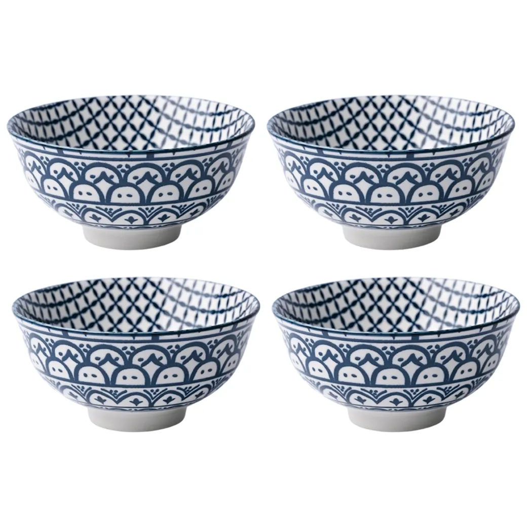 Geomatry Bowl Set Of 4 (280Ml)