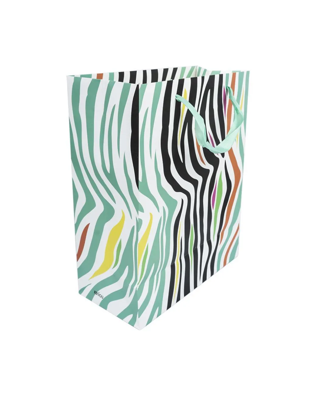 Gift Bag, Zebra Print, Paper Bag, Medium, Multicolor, Paper, Set of 3