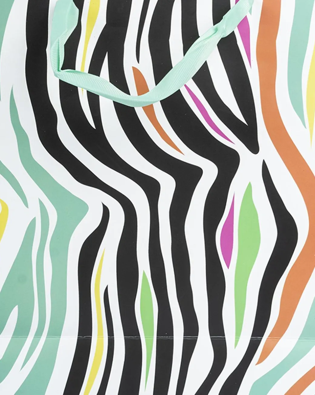 Gift Bag, Zebra Print, Paper Bag, Medium, Multicolor, Paper, Set of 3