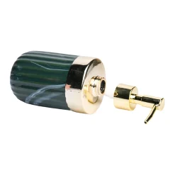 Golden + Ribbed Soap Dispenser