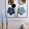 Golden Blossom - Rectangular Wall Plaque
