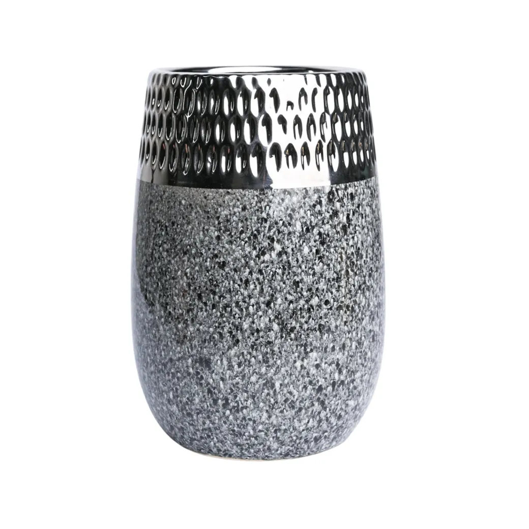 Golden Edge + Ceramic Vase
