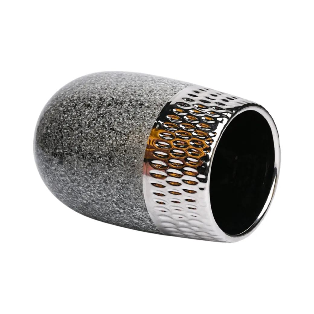 Golden Edge + Ceramic Vase