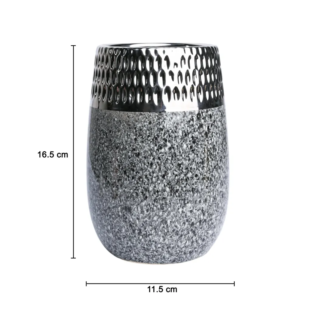 Golden Edge + Ceramic Vase