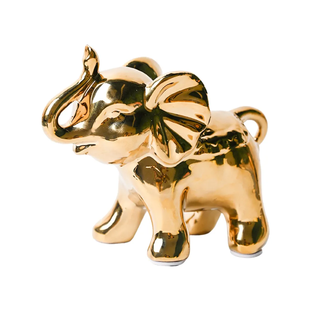 Golden Elephant Statue