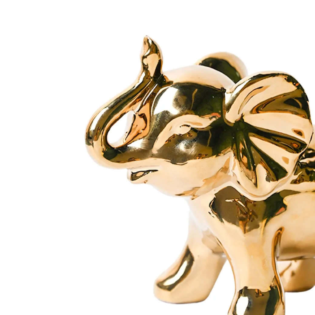 Golden Elephant Statue