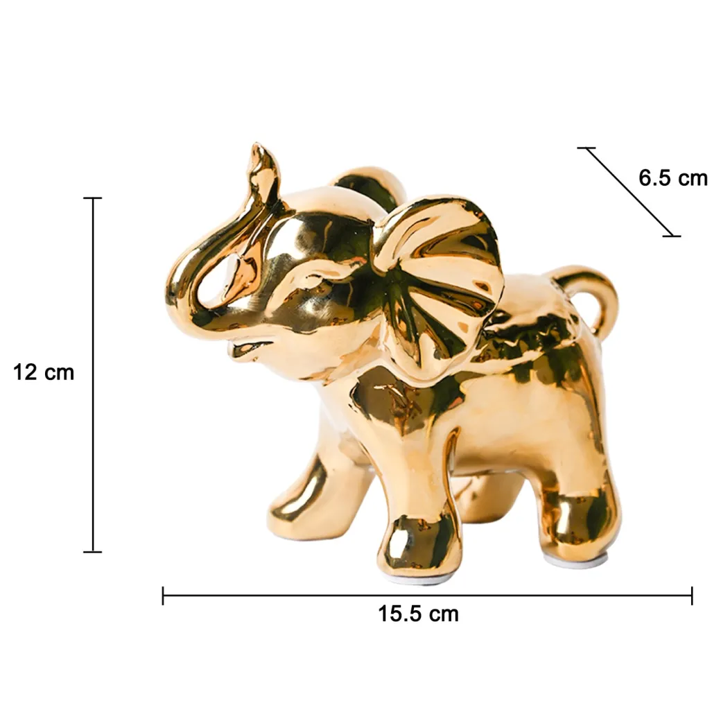 Golden Elephant Statue