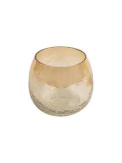 Golden Lotus Tea Light Holder