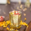 Golden T-Lite Holder Set Of 3