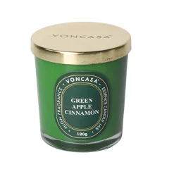 Green Apple Cinnamon Candle