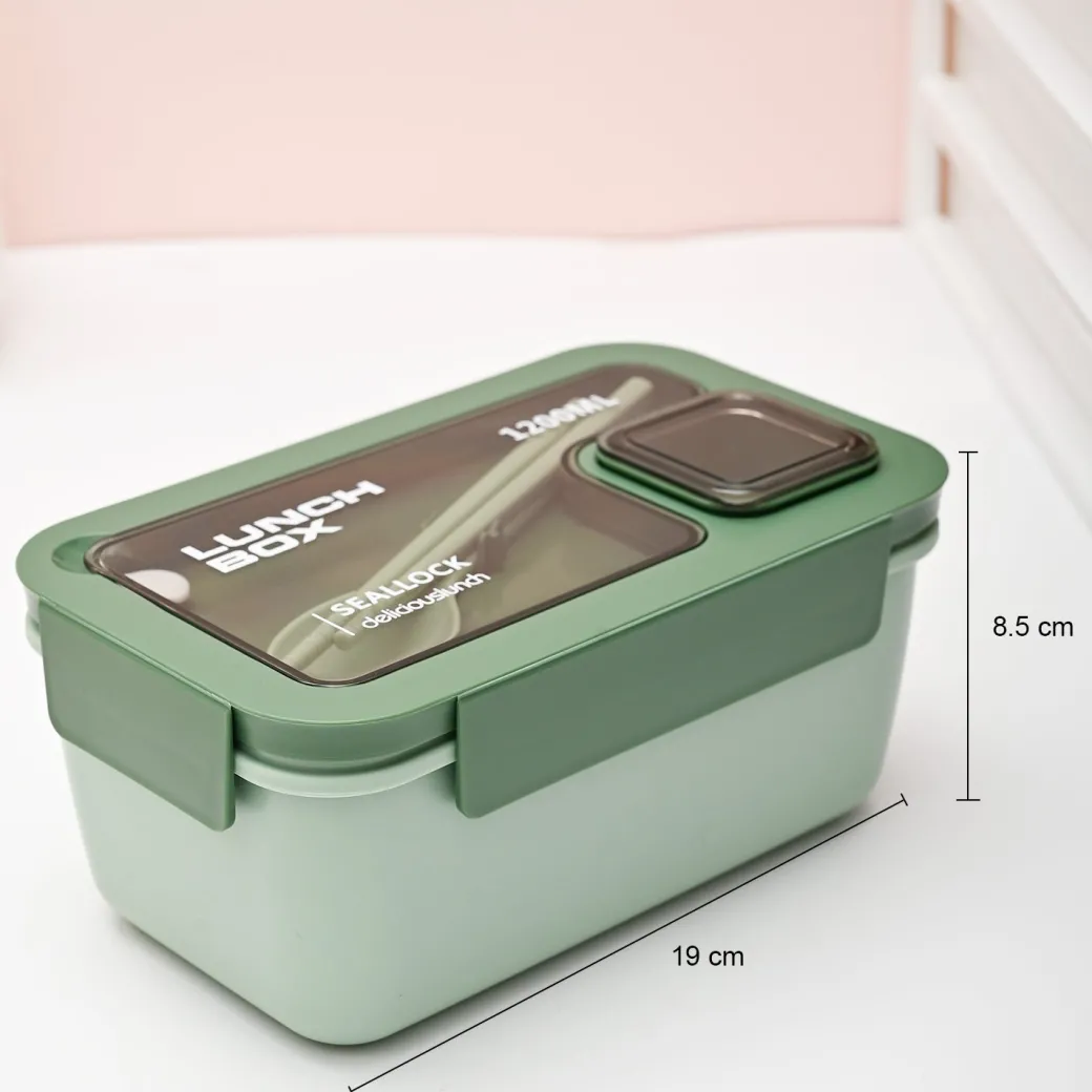 Green Lunch Box Set (1200ml + 40ml)