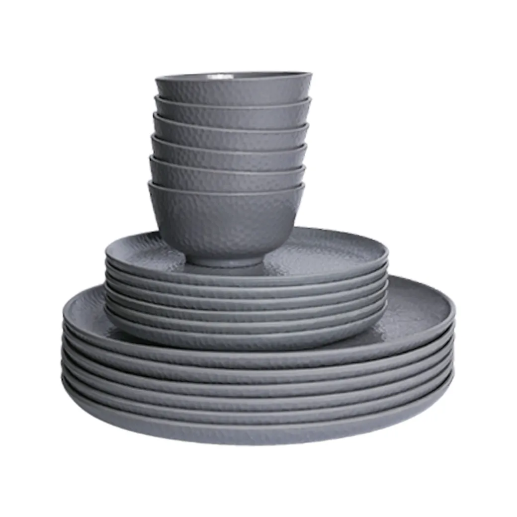 Grey Dinner Sets - 20 Pcs