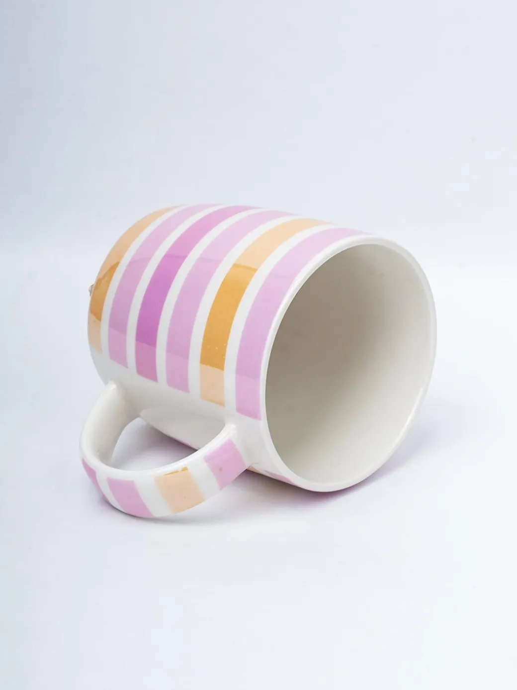 Horizontal Stripes Coffee Mug - 350mL, Multi