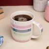 Horizontal Stripes Pattern Mug - 350mL, Multi