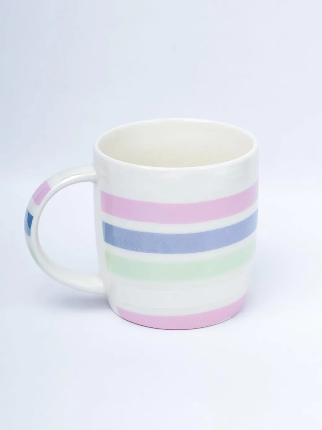 Horizontal Stripes Pattern Mug - 350mL, Multi