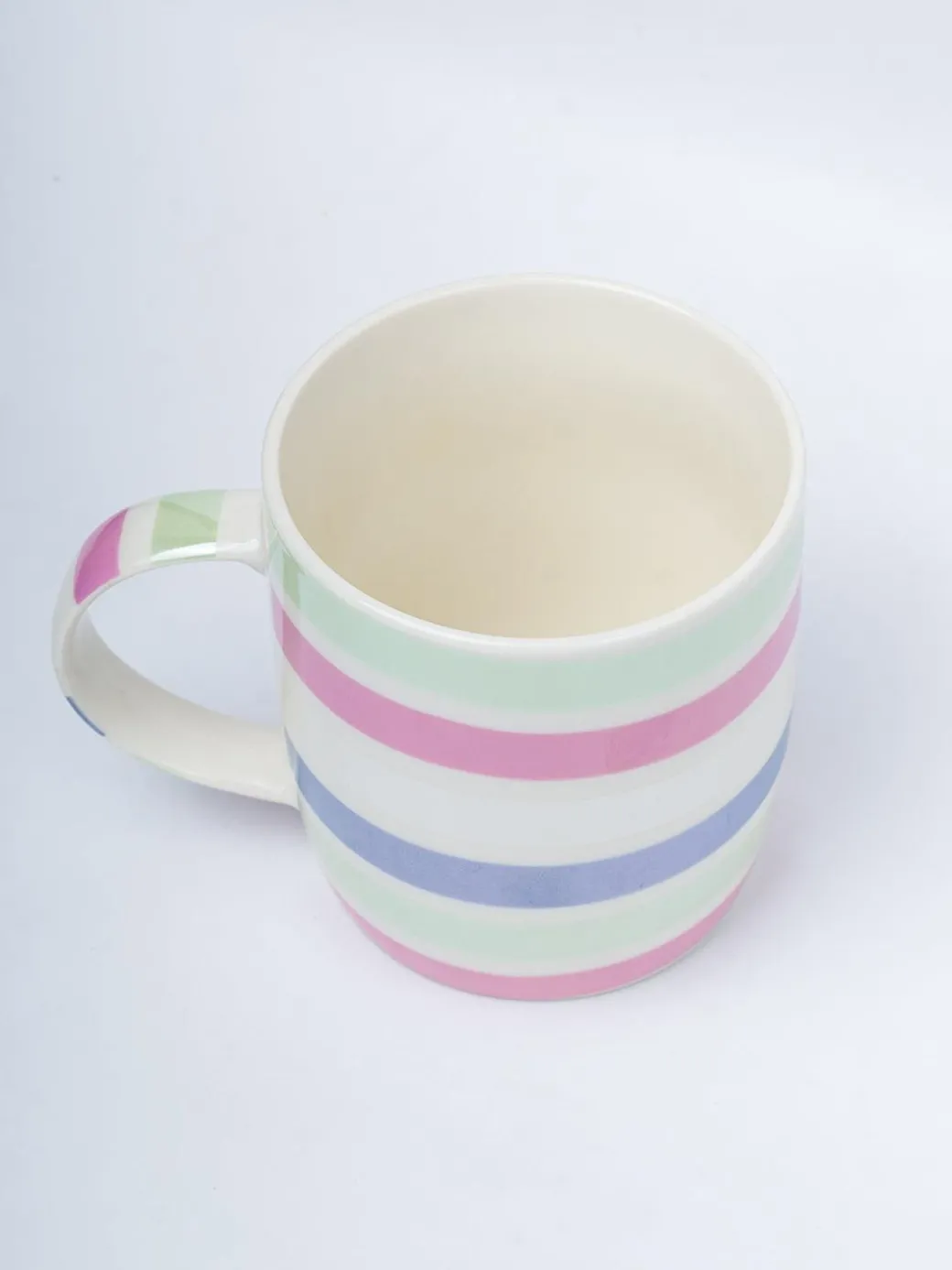Horizontal Stripes Pattern Coffee Mug - 350mL, Multi