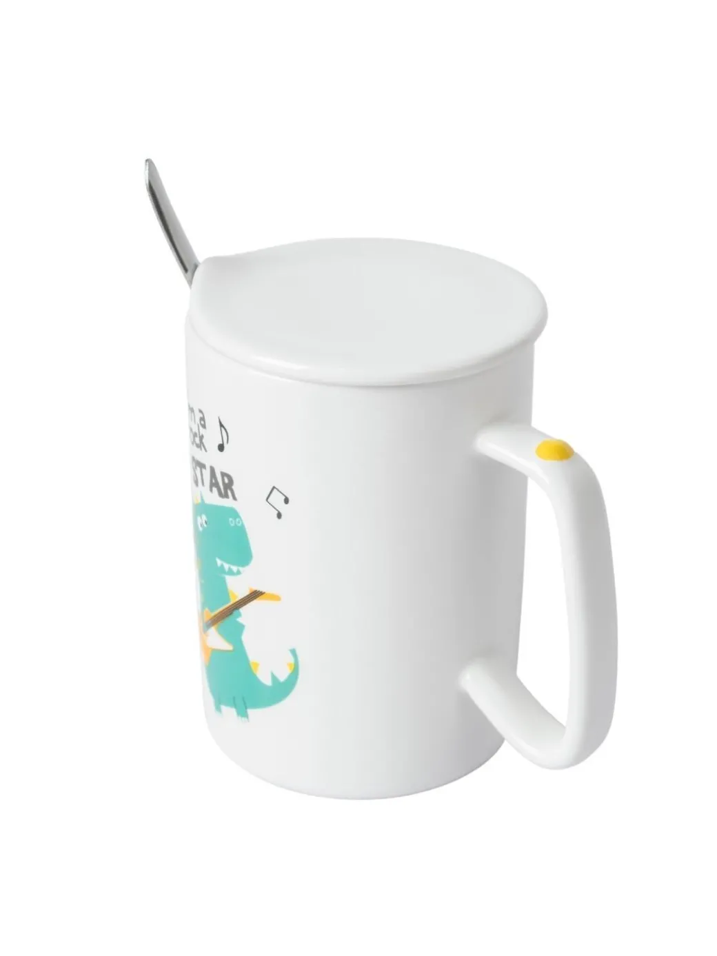 I'M a rock STAR' Coffee Mug With Lid - Dragon, 400 Ml