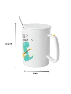 I'M a rock STAR' Coffee Mug With Lid - Dragon, 400 Ml