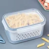 Kitchen Food Storage Containers - 1700ml, Plastic