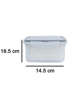 Kitchen Food Storage Containers - 1700ml, Plastic