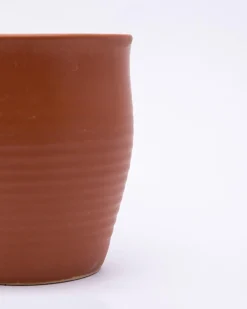Kulhads, Handmade Indian Traditional Style Kulhad, In-Ring Design, Terracotta Colour, Ceramic, Set of 6, 130 mL