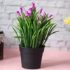 Lavender Artificial Flower With Pot