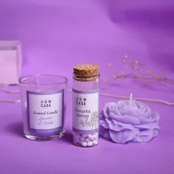 Lavender Fragrance Candle Gift Set
