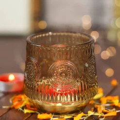 Light Brown T-Lite Holders
