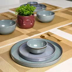Market99 Blue Haven Melamine Dinner Set Of 12
