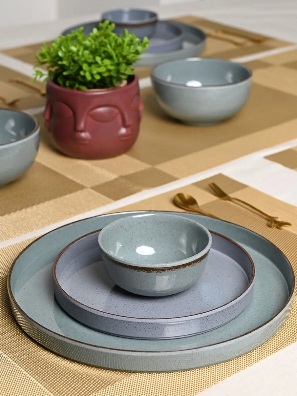 Market99 Blue Haven Plato Dinner Set - 20 Pcs