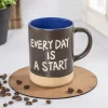Market99 Ceramic Coffee Mug "EVERYDAY IS A START" - 360 mL