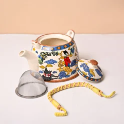 Market99 Ceramic Tea Pots - Chinese Print, 900ml
