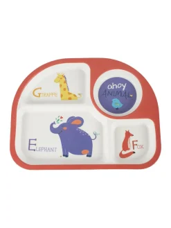Market99 Children'S Pastel Dinner Set 1 Plate, 1 Bowl, 1 Tumbler, 1 Fork & 1 Spoon