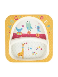 Market99 Children'S Pastel Dinner Set 1 Plate, 1 Bowl, 1 Tumbler, 1 Fork & 1 Spoon