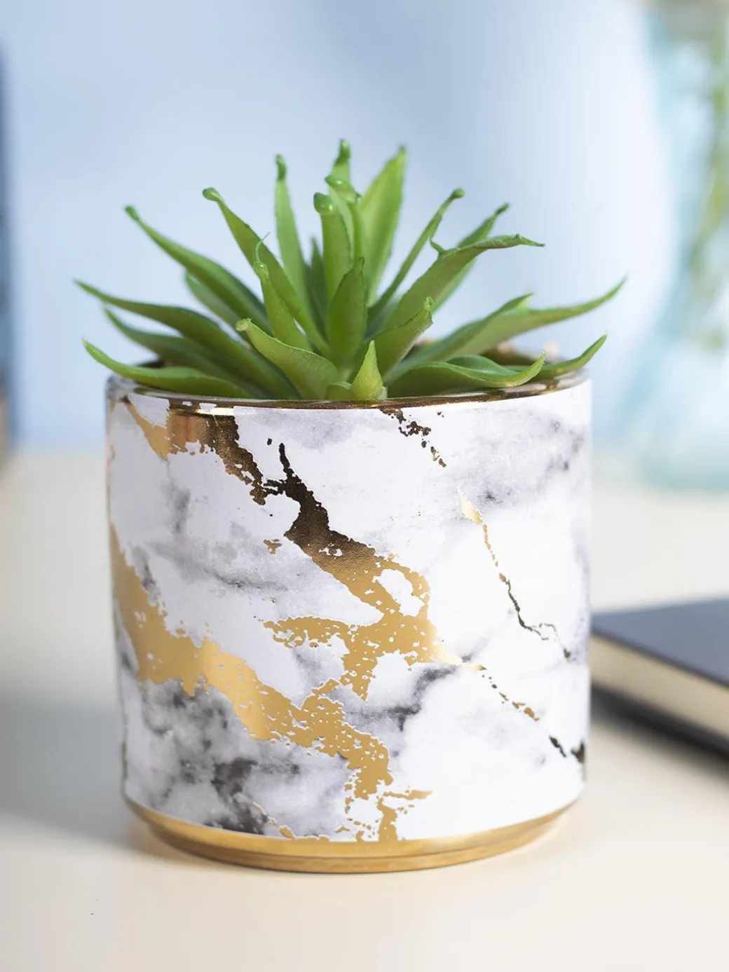 Market99 Fake Aloevera Desktop Planter