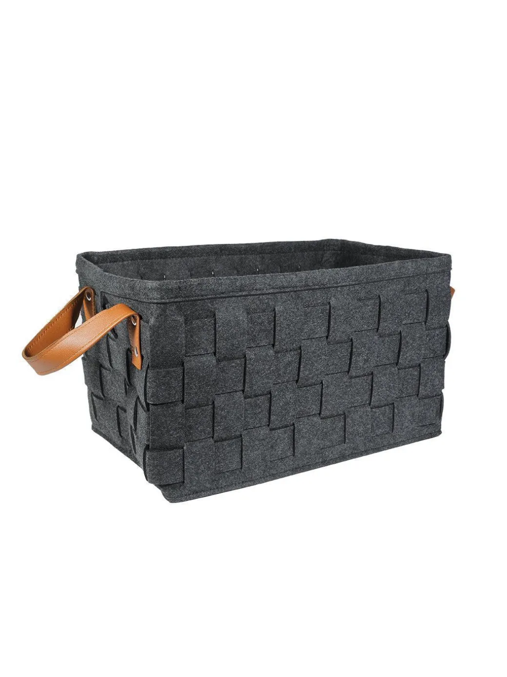 Market99 Felt Fabric Storage Basket Organizer Boxes (25 Litre) - 41X28X22Cm