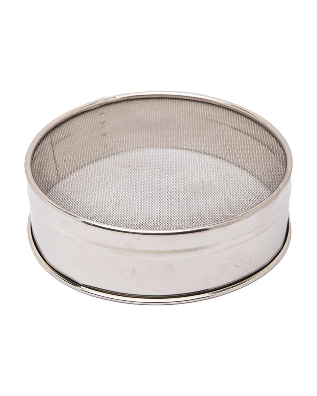 Market99 Flour Strainer, Silver, Stainless Steel