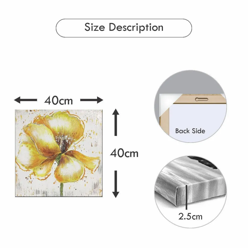 Market99 Flower Oil Painting Artwork