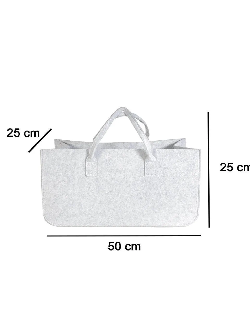 Market99 Large Capacity Felt Bags For Storage Home - 50X25X25Cm