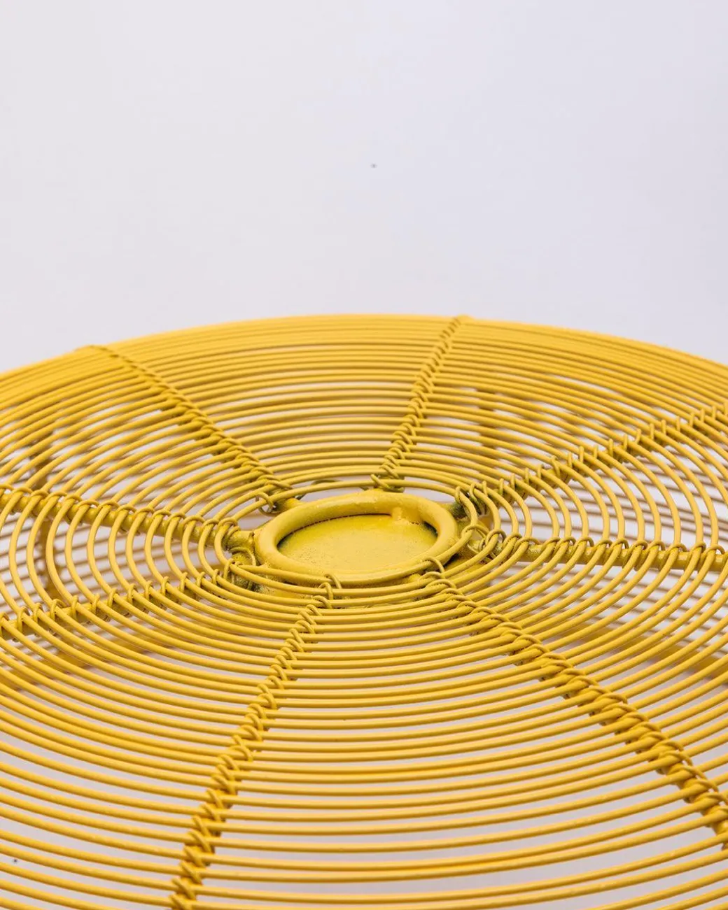 Market99 Metal Wire Countertop Fruit Bowl, Basket Holder Stand, For Home & Kitchen, Yellow Colour, Iron